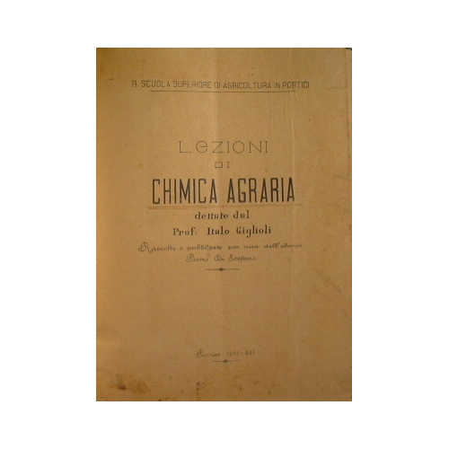 Lezioni di chimica agraria