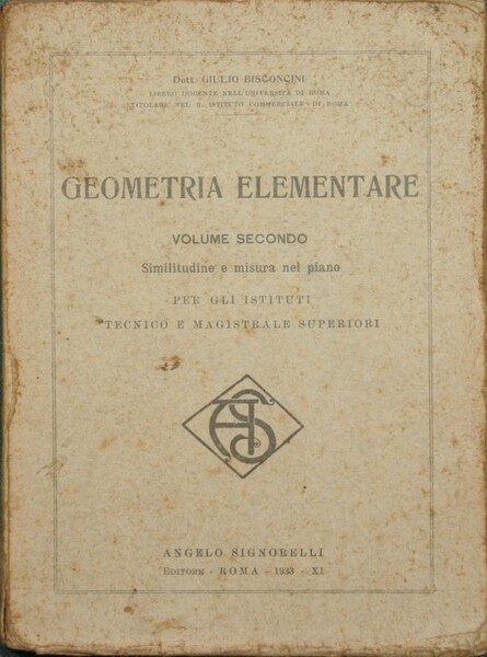 Geometria elementare. Vol. II
