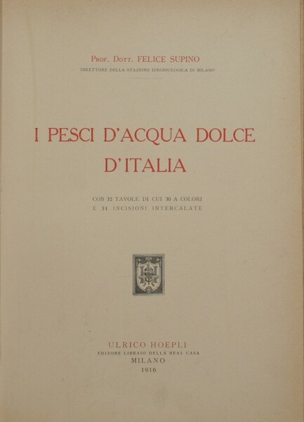 I pesci d'acqua dolce d'Italia