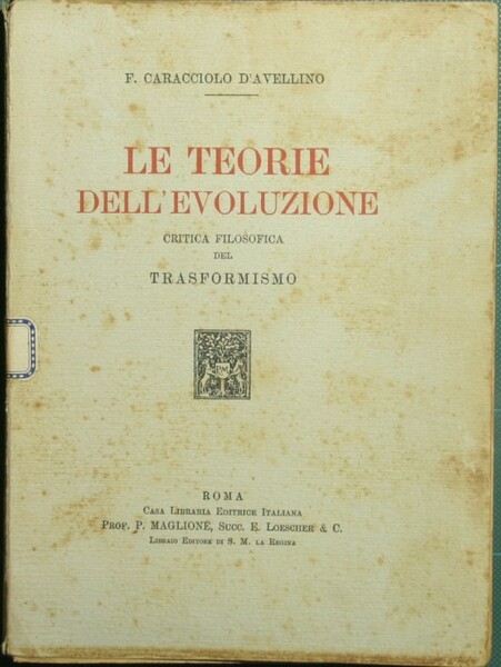 Le teorie dell'evoluzione