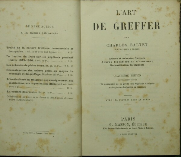 L'art de greffer