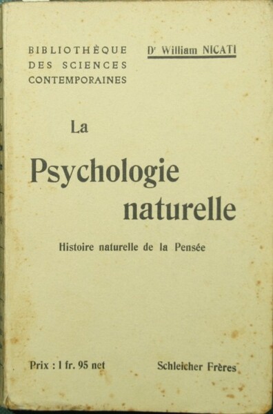 La psychologie naturelle