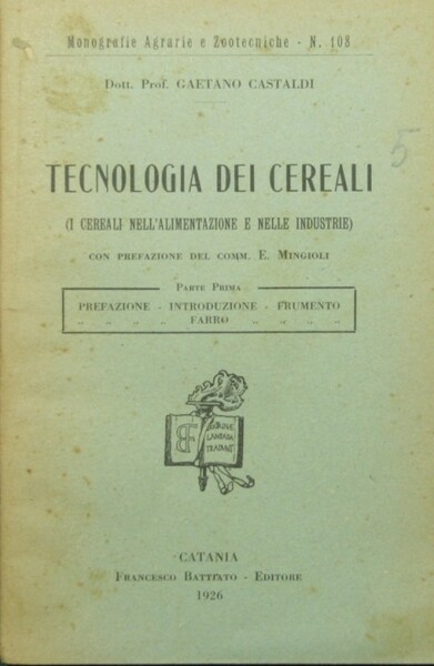 Tecnologia dei cereali
