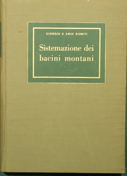 La sistemazione dei bacini montani