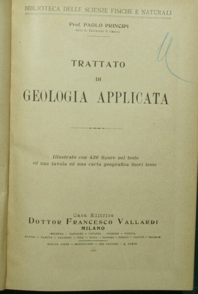 Trattato di geologia applicata