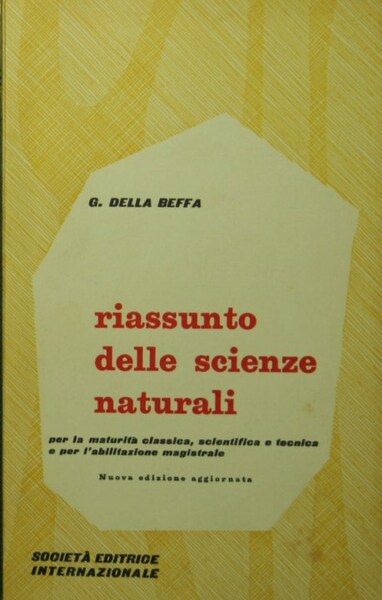 Riassunto delle scienze naturali