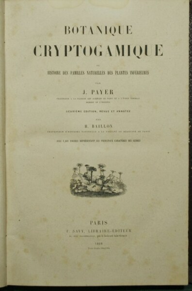 Botanique cryptogamique
