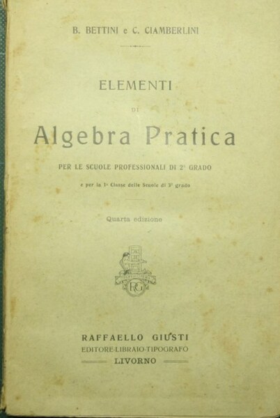 Elementi di algebra pratica