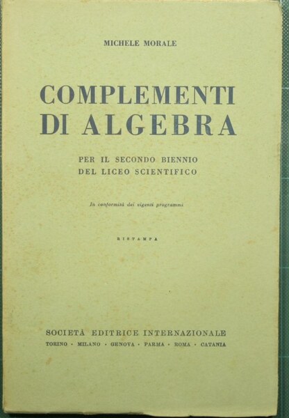 Complementi di algebra