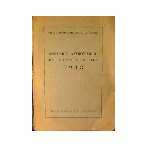 Annuario Astronomico per l'anno bisestile 1948