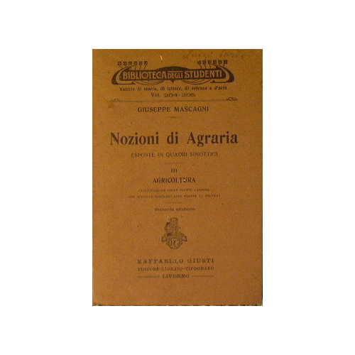 Nozioni di agraria