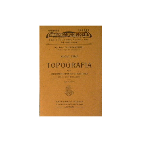 Nuovi temi di topografia