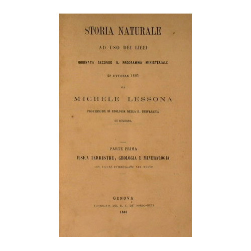 Storia naturale ad uso dei licei