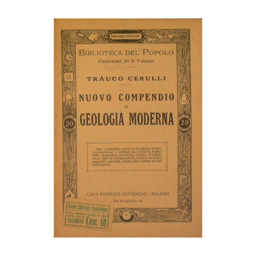 Nuovo compendio di geologia moderna