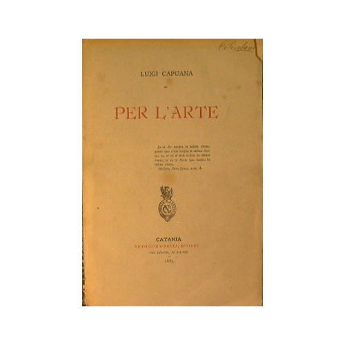 Per l'Arte.