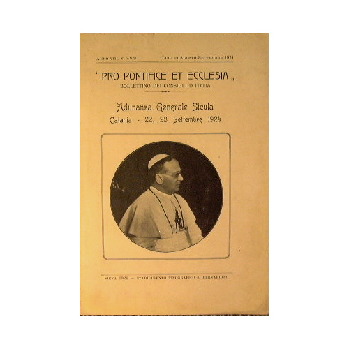 Pro Pontefice et Ecclesia - Bollettino dei consigli d'Italia