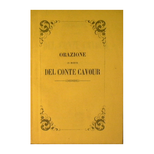 Orazione in morte del Conte Cavour