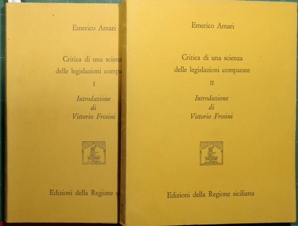 Critica di una scienza delle legislazioni comparate