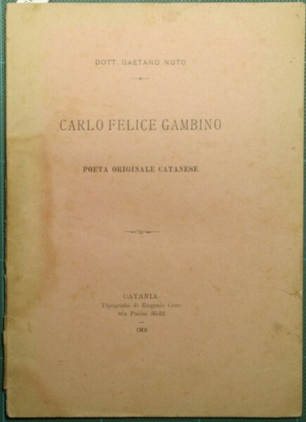 Carlo Felice Gambino