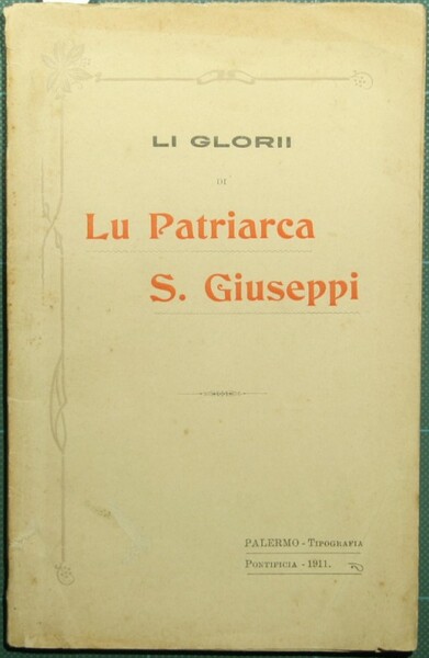 Li glorii di lu patriarca S. Giuseppi