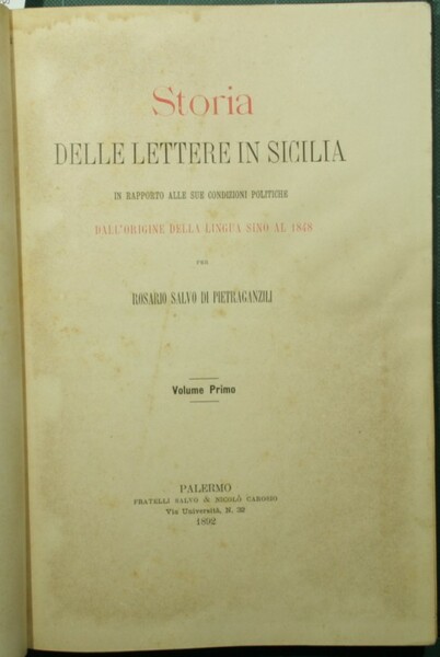 Storia delle lettere in Sicilia