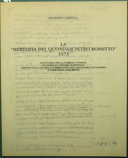 La Heredita del quondam Petro Rossitto 1573