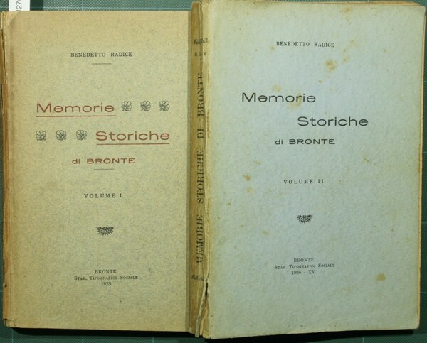 Memorie storiche di Bronte