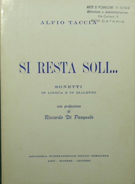 Si resta soli…
