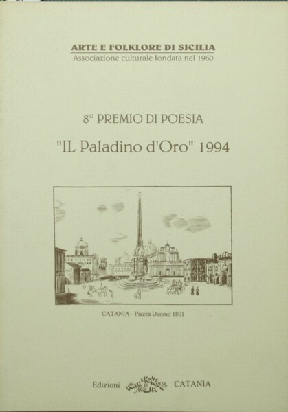 8° premio di poesia Il Paladino d'Oro 1994