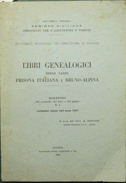 Libri genealogici delle razze frisona italiana e bruno-alpina