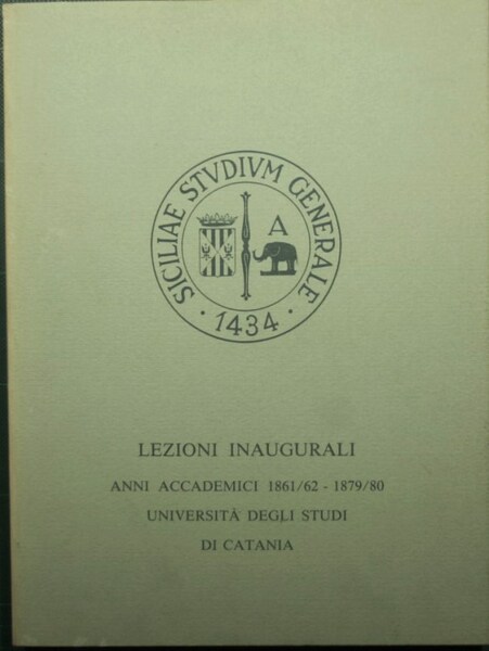 Lezioni inaugurali