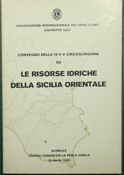 Convegno della IV e V circoscrizione su Le risorse idriche …