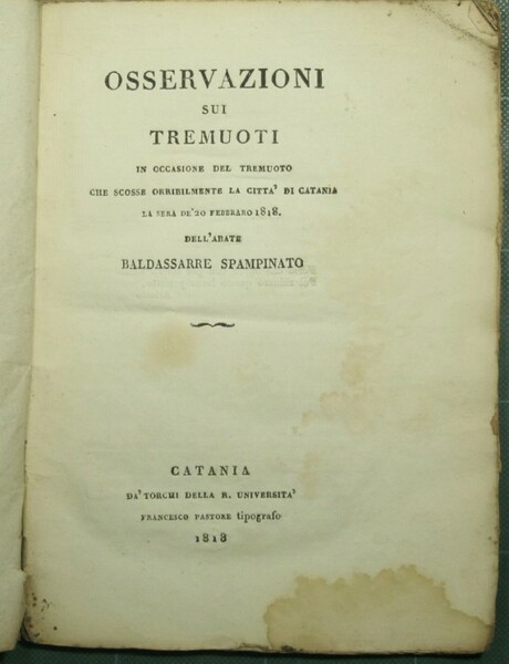 Osservazioni sui tremuoti in occasione del tremuoto che scosse orribilmente …