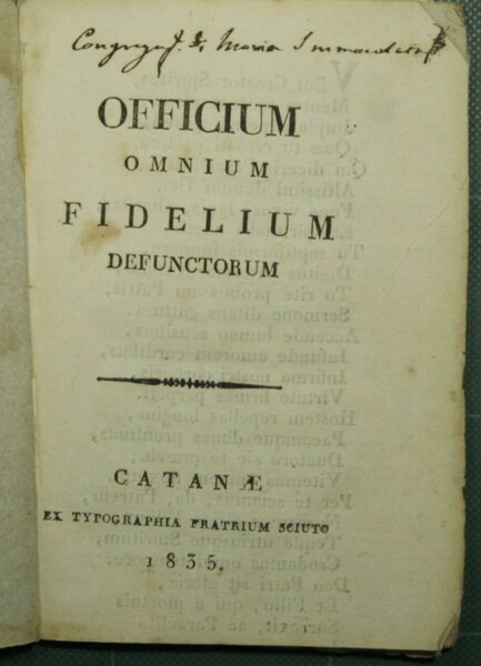 Officium omnium fidelium defunctorum