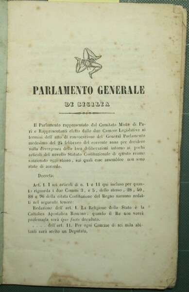 Parlamento generale di Sicilia