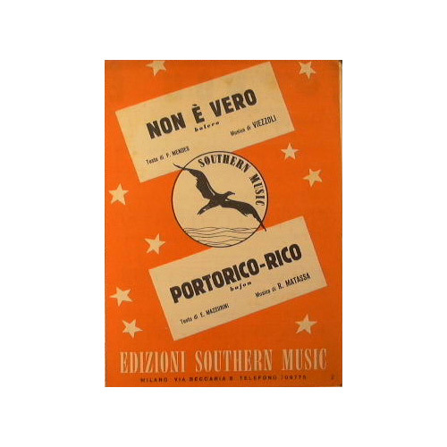 Non è vero ( bolero ) - Portorico-rico ( bajon …