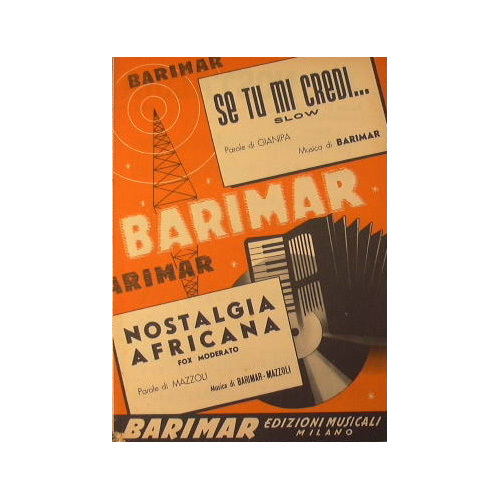 Se tu mi credi ( slow ) - Nostalgia Africana …