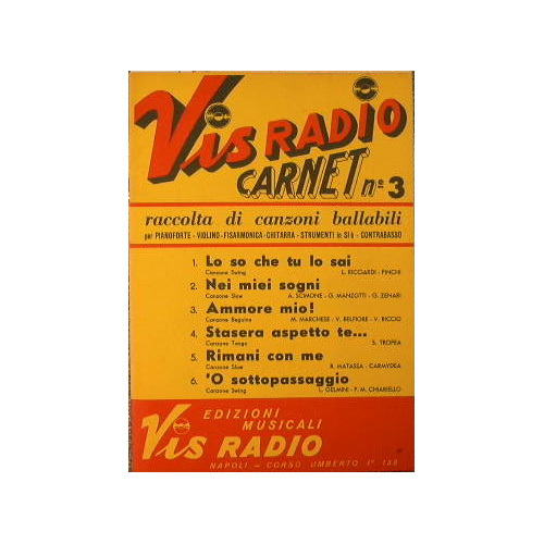 Vis Radio Carnet n. 3