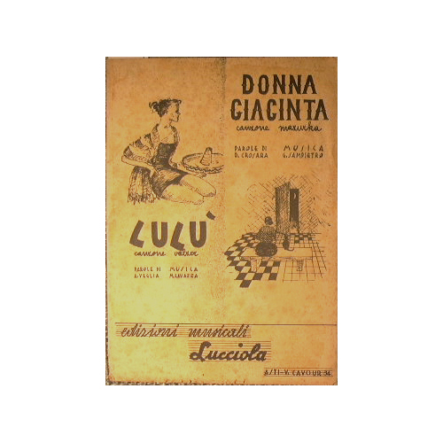 Donna Giacinta ( canzone mazurka ) - Lulù ( canzone …