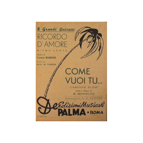 Ricordo D'Amore ( ritmo lento ) - Come vuoi tu …