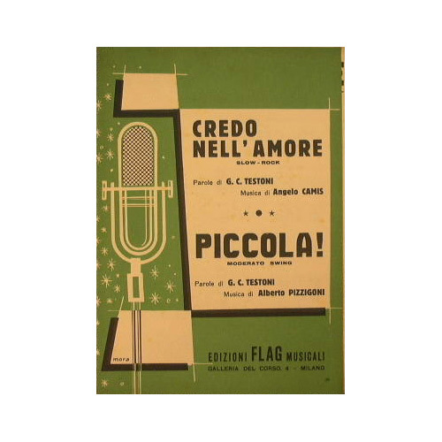 Credo nell'amore ( slow rock ) - Piccola ( moderato …