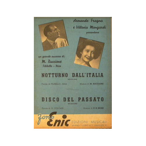 Notturno dell'Italia ( beguine ) - Disco del passato ( …