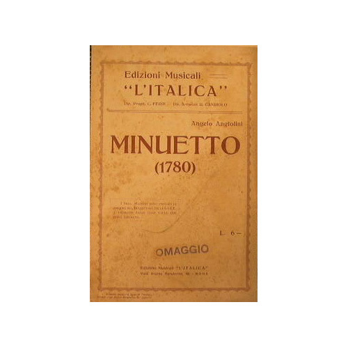 Minuetto ( 1780 )