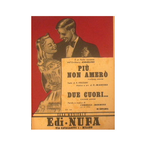 Più non amerò ( valzer lento ) - Due cuori …