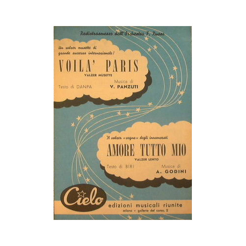 Voilà Paris ( valzer musette ) - Amore tutto mio …