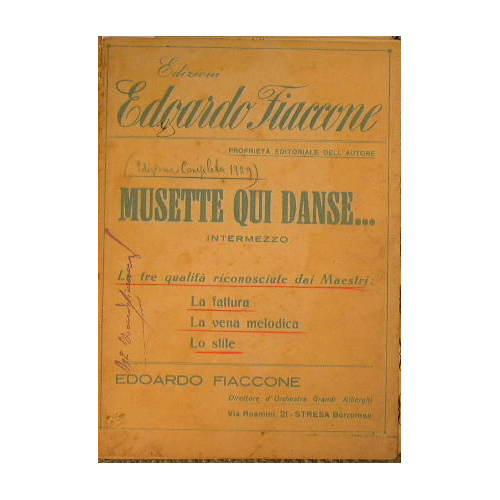 Musette qui danse ( intermezzo )