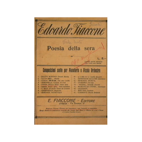 Poesia della sera ( valzer lento )