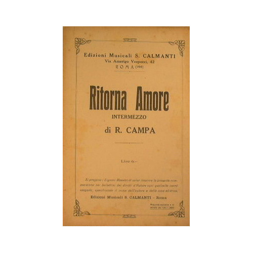 Ritorna amore ( intermezzo )