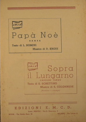 Papà Noè ( samba ) - Sopra il Lungarno ( …