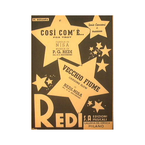 Così com'è ( fox trot ) - Vecchio fiume ( …